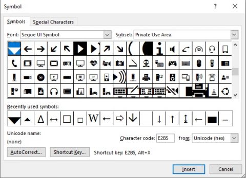 ⌨ How to write/type down pointing triangle symbols/emojis on keyboard ...