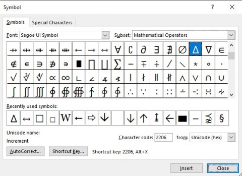 ⌨ how to write/type up-pointing triangle symbol/emoji on keyboard- Alt+30