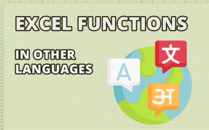 Excel Functions in Other Languages