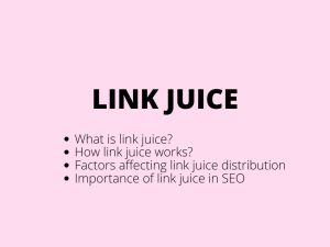 What is link juice