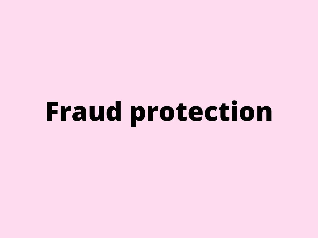 Fraud protection – what is it?